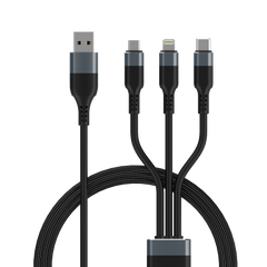 Cable 3 in 1 Black